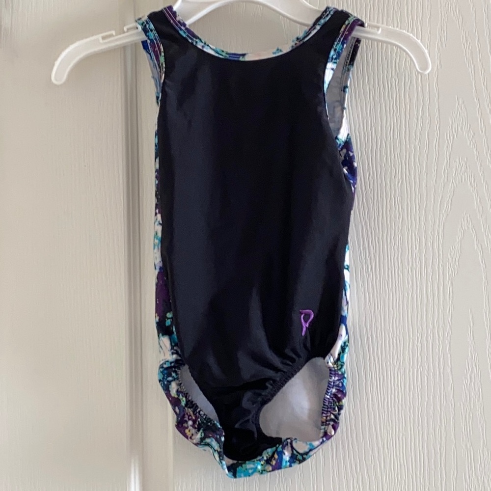 Gymnasts plum practicewear leotard